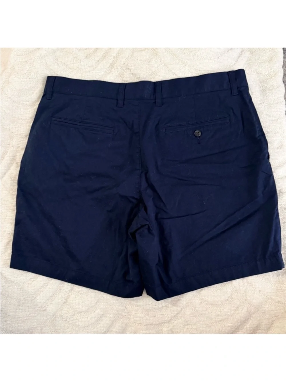 J. Crew Dark Blue Flat‎ Front Shorts 7” Like new.